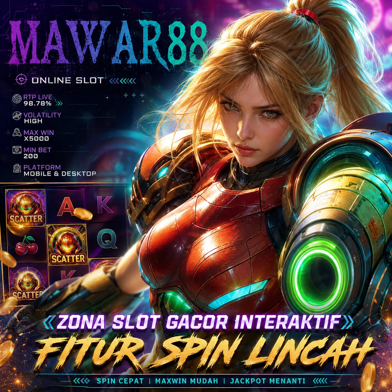 MAWAR88 – Zona Slot Gacor Interaktif dengan Fitur Spin Lincah
